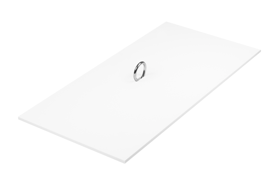 Silver ring on a white surface casting a shadow. Silver ring on a white surface casting a shadow.