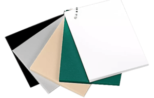 five colors Color samples for vent covers