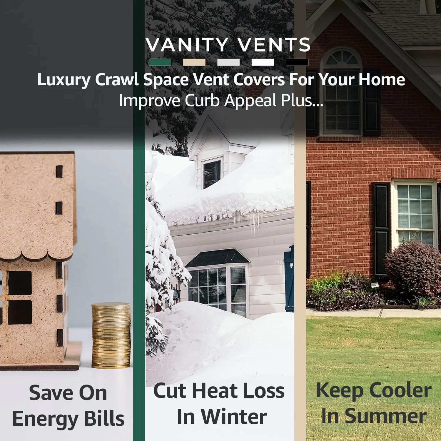 White logo with house and letter 'W' for Vannyi Vent.