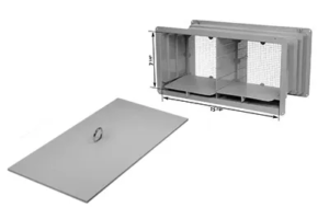 Crawl space vent insulation blocks