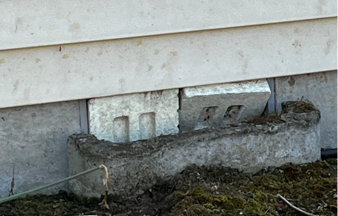 Broken outside vent covers in Bend.