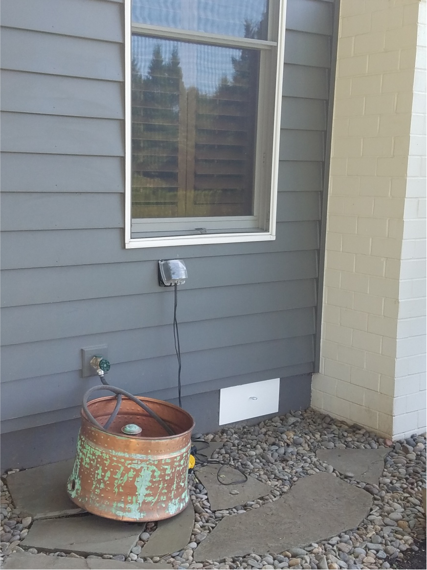 a house with a window.