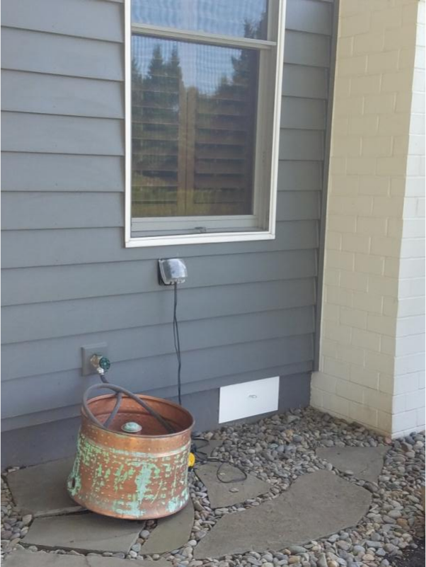 vent cover installation.